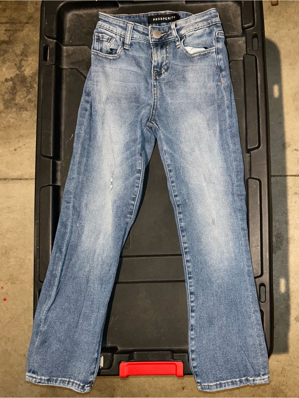 Prosperity Women’s Straight Leg Jeans — Light Blue